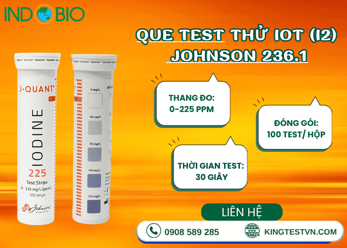 Thông số test thử Iốt 236.1